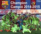 FC Barcelona, şampiyon 2014-2015